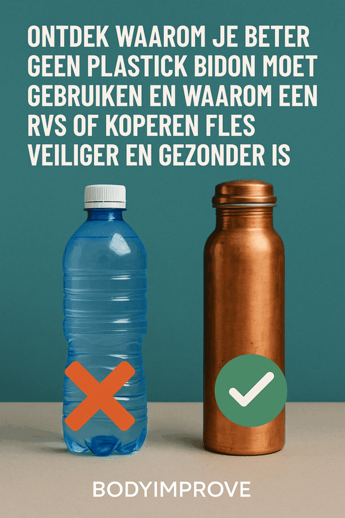 waarom geen plastice bidon gebruiken
