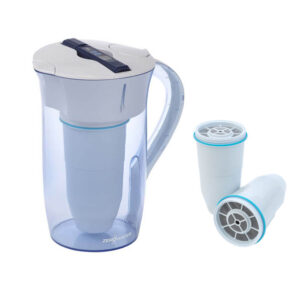 Combi-box: 2.4 Liter Waterkan (rond) incl. 3 filters